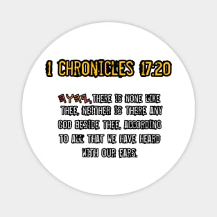 1 Chronicles 17:20 Magnet